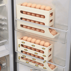 Organizador Porta-Ovos com Rolagem Automática 4 andares