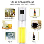 Pulverizador Spray para Óleo e Azeite 100ml de Vidro – Controle Preciso e Alimentação Mais Saudável