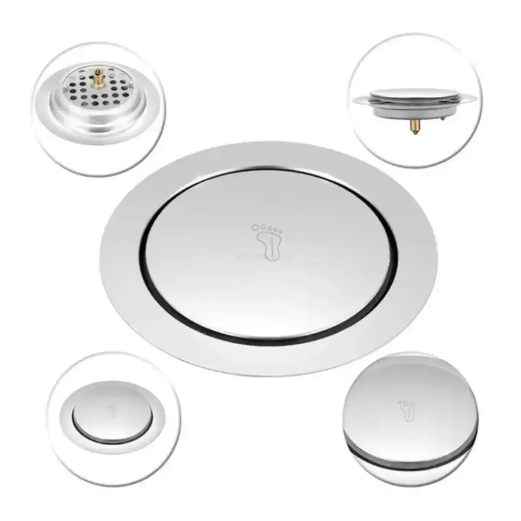 Ralo Click Inteligente Veda Odores Inox