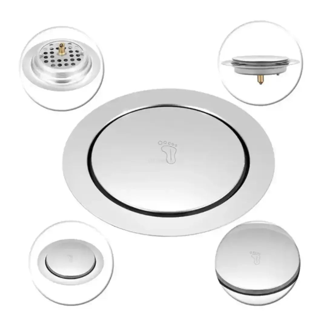 Ralo Click Inteligente Veda Odores Inox