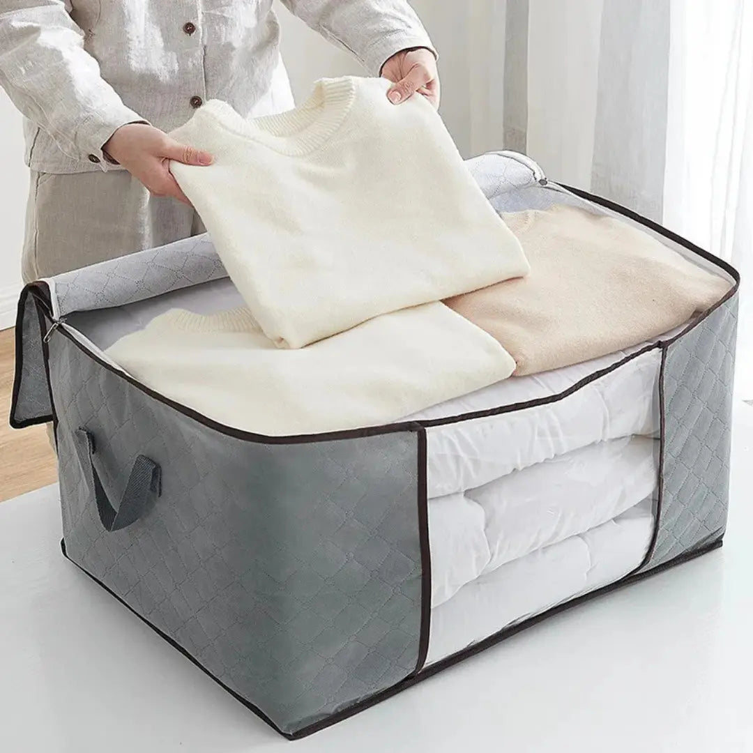 Saco Organizador para Cobertores e Roupas 48L
