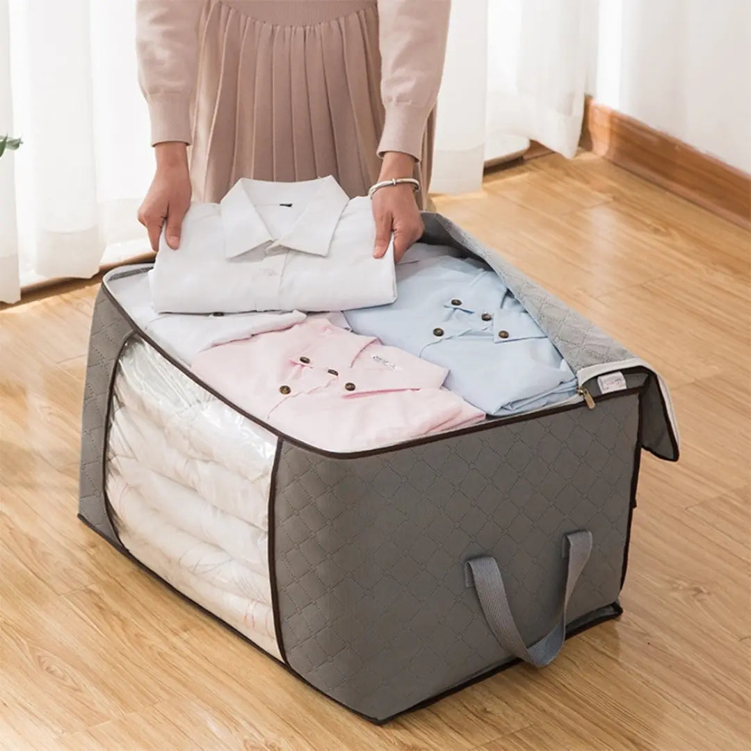 Saco Organizador para Cobertores e Roupas 48L