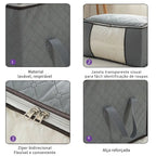 Saco Organizador para Cobertores e Roupas 48L