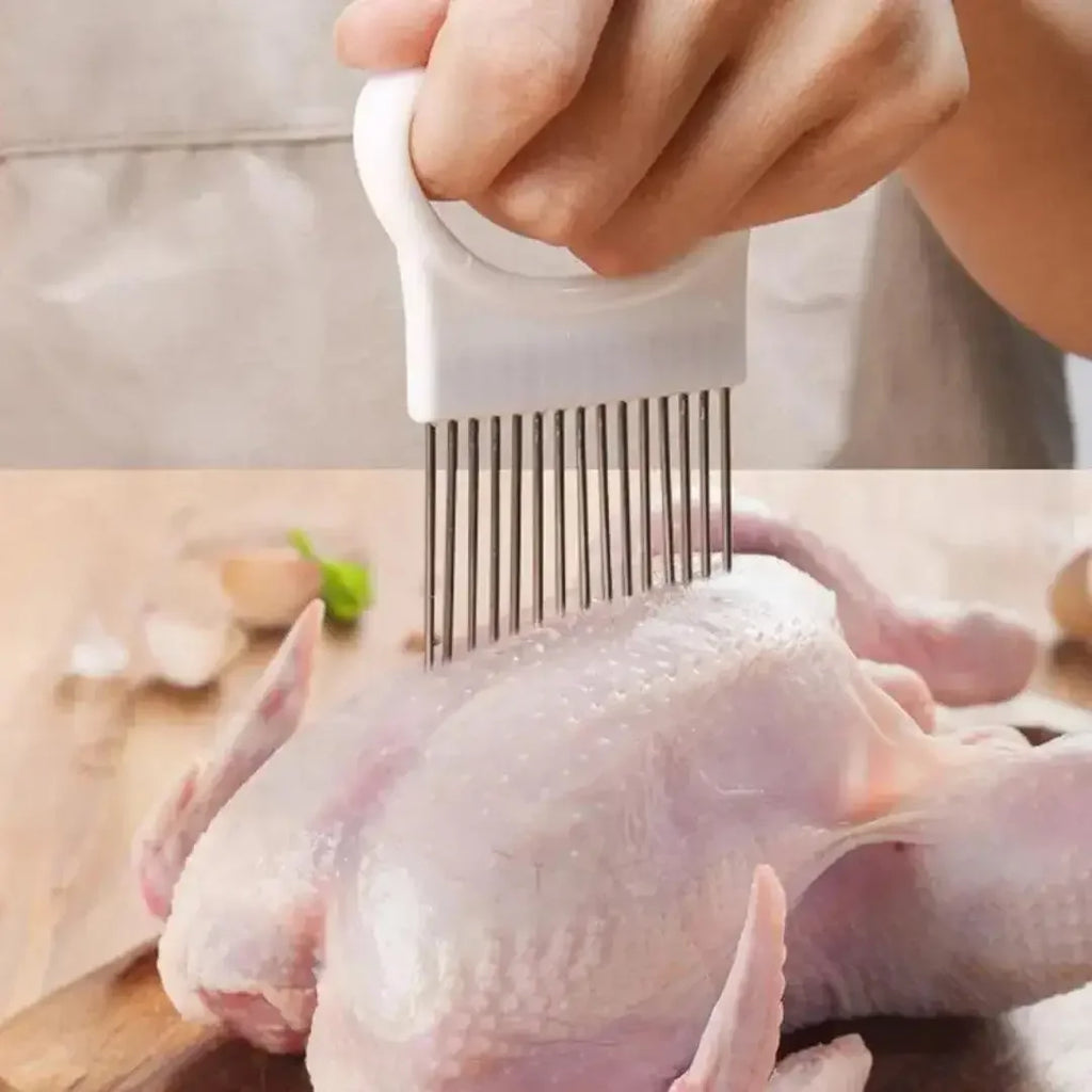 Suporte De Corte De Cebola Em Aço Inoxidável