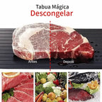 Tábua para Descongelar Carnes 4x Mais Rápido