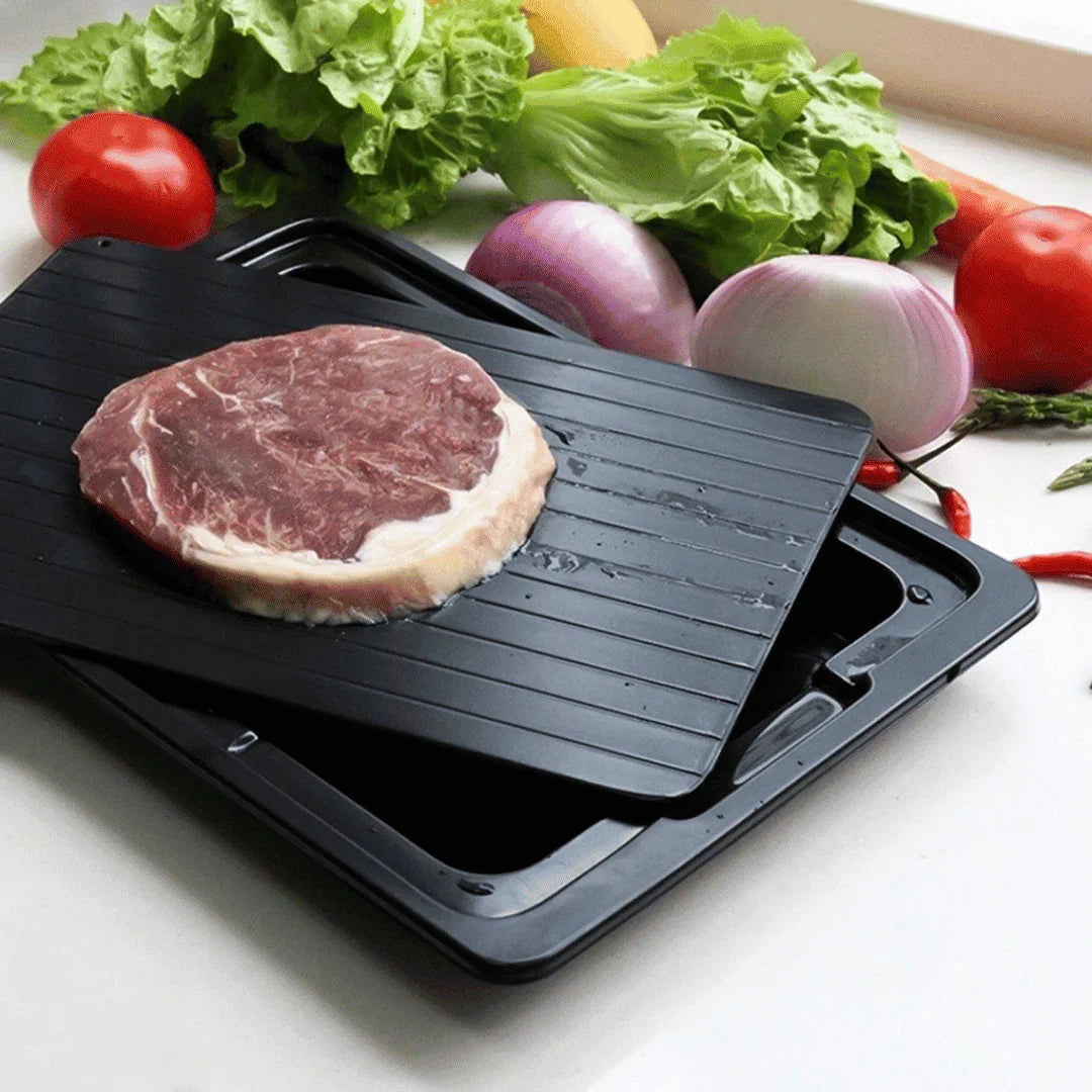 Tábua para Descongelar Carnes 4x Mais Rápido