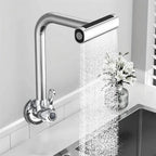 Torneira Soft Inox 4 Jatos Rotativa 360° Cromada
