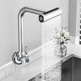 Torneira Soft Inox 4 Jatos Rotativa 360° Cromada
