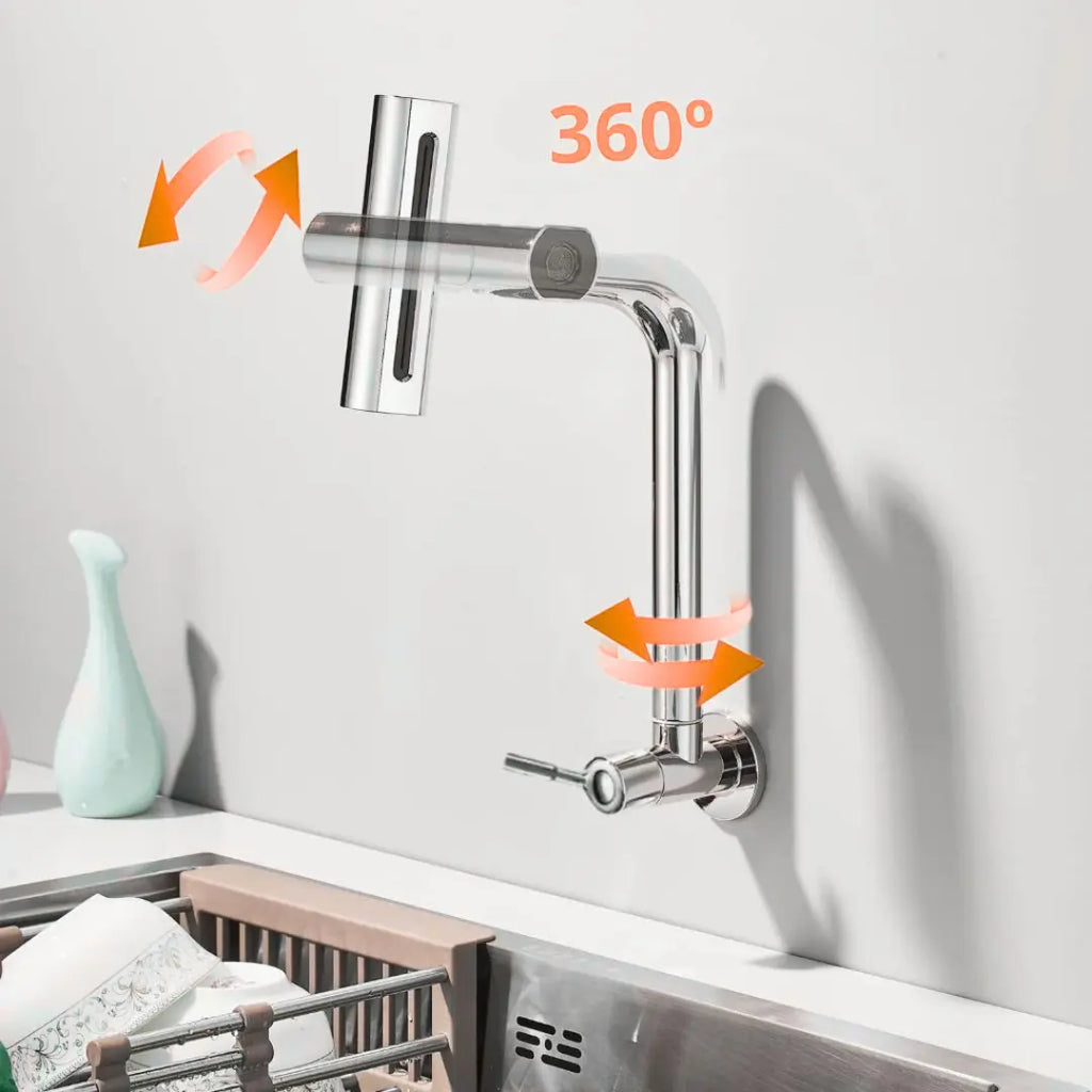 Torneira Soft Inox 4 Jatos Rotativa 360° Cromada