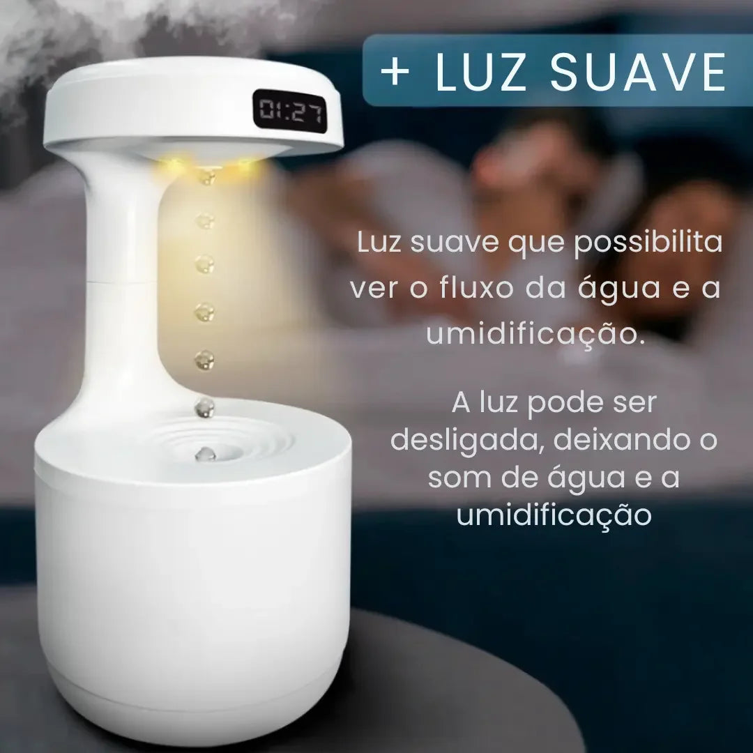 Umidificador e Difusor Gotas Anti Gravidade