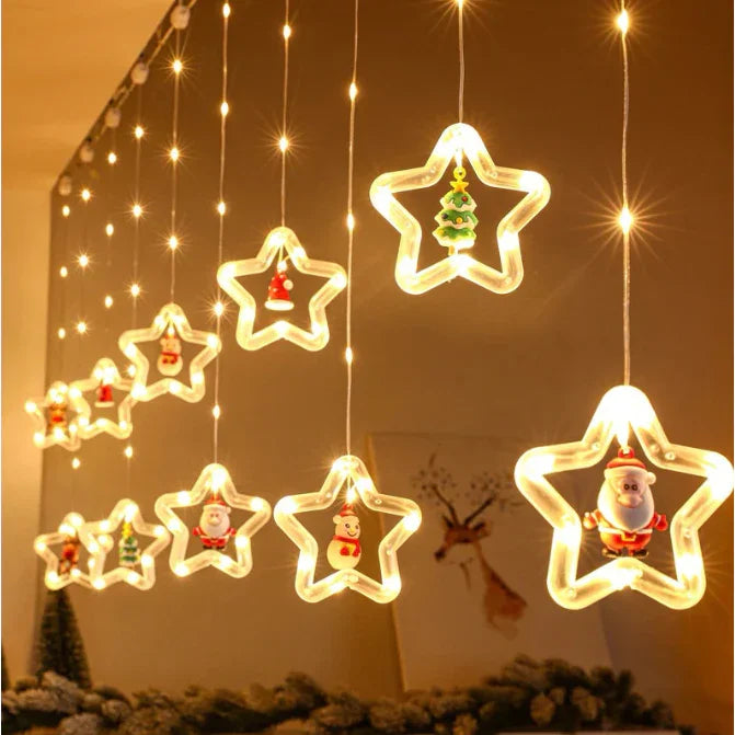 Cortina Cascata de Luz LED